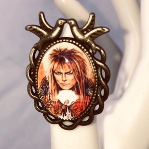 Labyrinth Jared David Bowie adjustable ring nwot